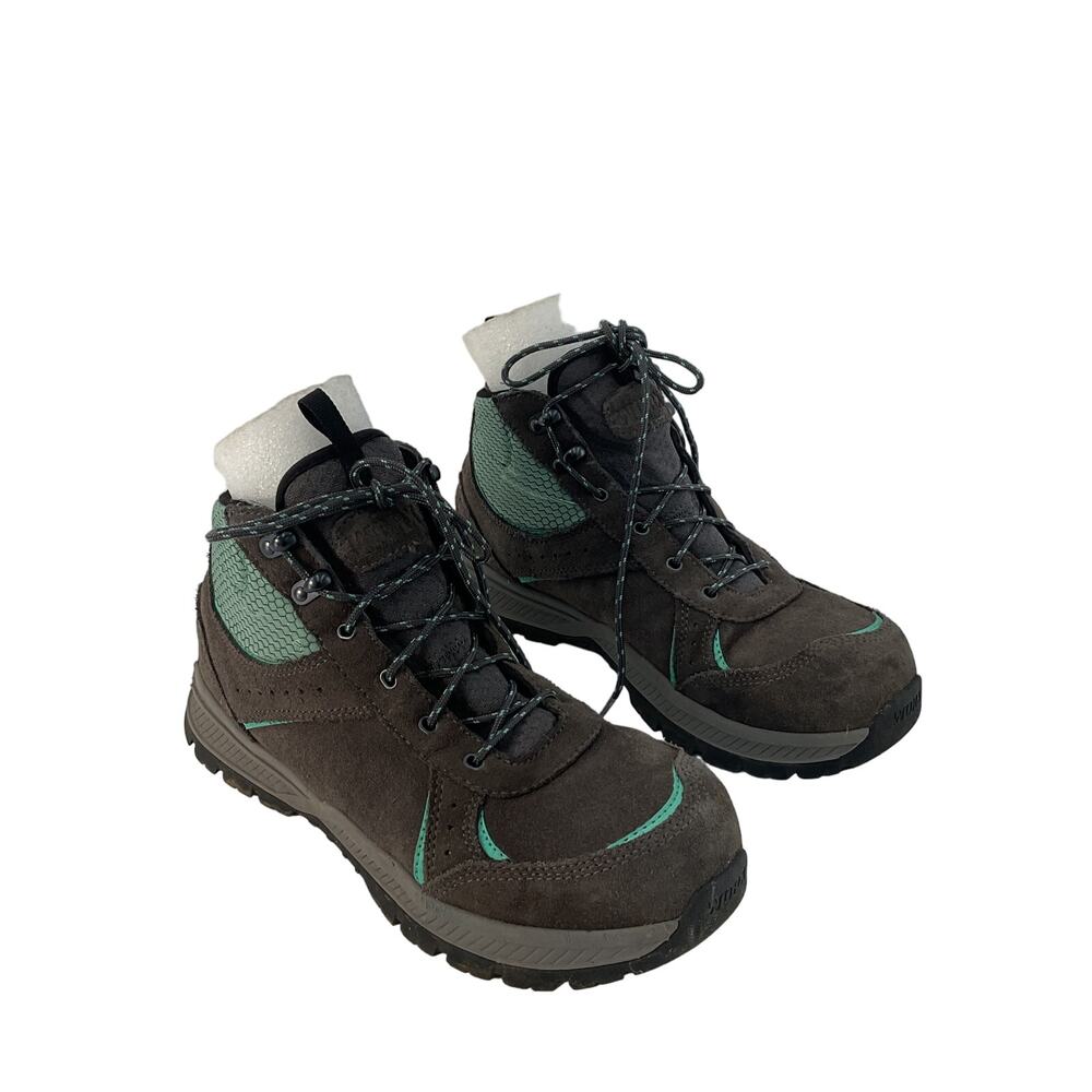 Red Wing WORX Leather Combat Work Boots Brown Womens Size 8.5 Preowned